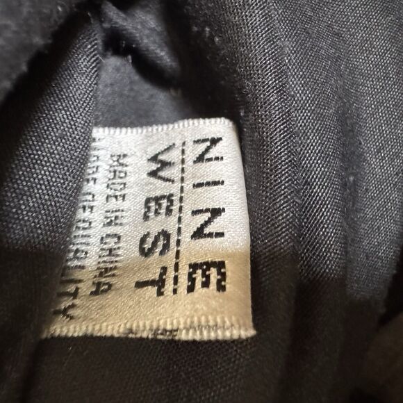 NINE WEST Black Faux Leather Shopper Shoulder Purse Hobo Bag Handbag Grunge 90s - Picture 7 of 9